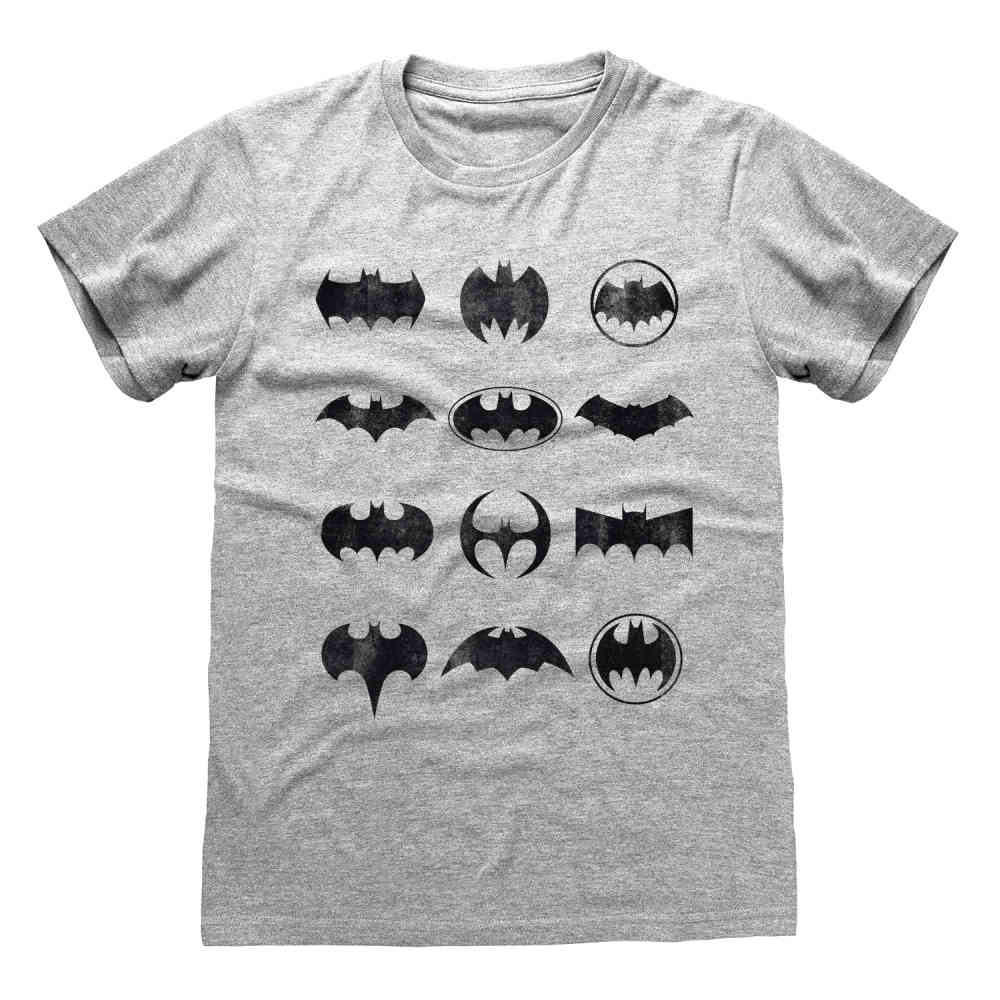DC Comics Batman - Icons Herren T-Shirt - Grau
